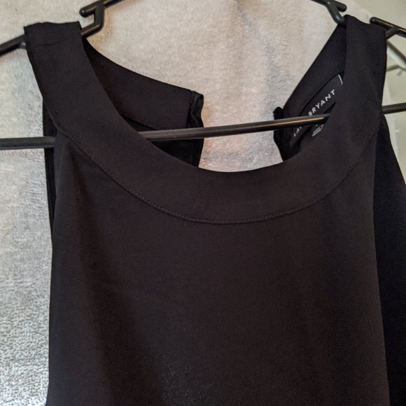 Lane Bryant High Neck Back Zipper Halter Jumpsuit Black Size 20 - Picture 2 of 5